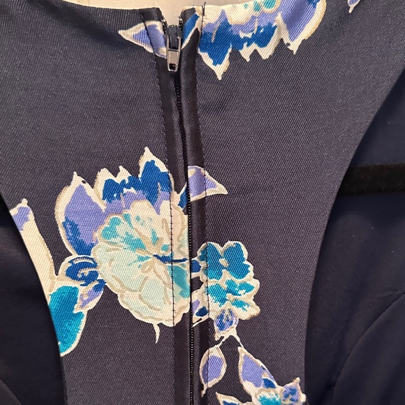 Speechless Navy Blue Floral Kids Formal Dress - Picture 5 of 5